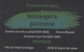 Boulangerie St Sulpice